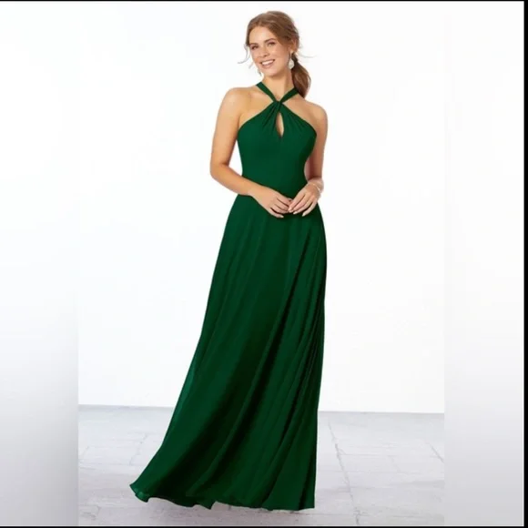 green emerald velvet dress Mori Lee Matte Larissa Satin A-Line Prom Dress In Emerald – elanclitheroe